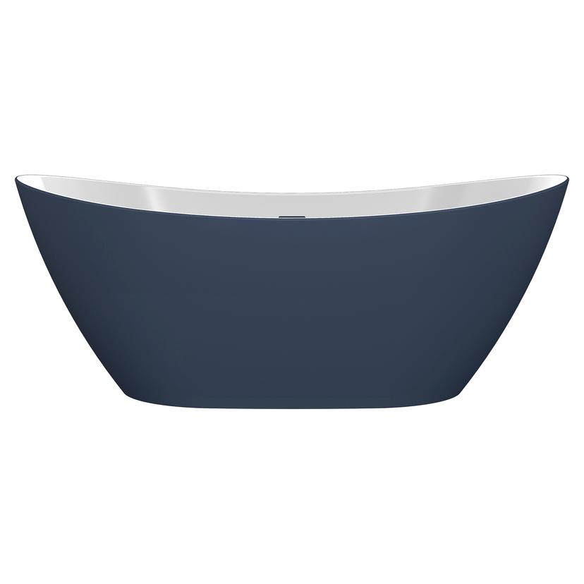 Lancer Freestanding 1700mm(l) x 780mm(w) x 690mm(h) Bath - Matt Blue