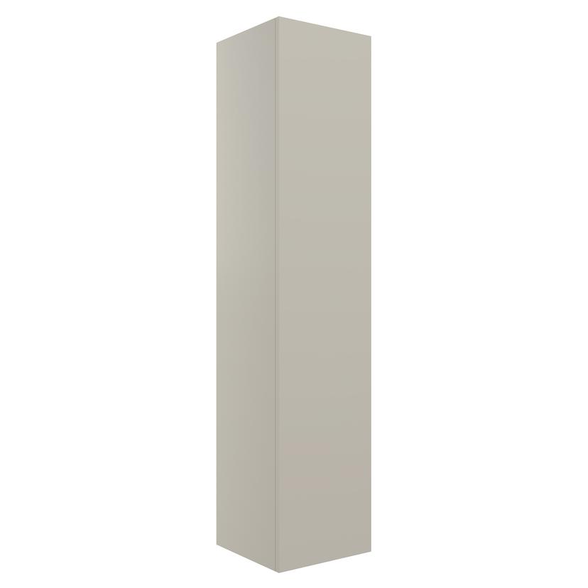 Yamagata 350mm(w) Wall Hung 1 Door Tall Unit - Matt Latte